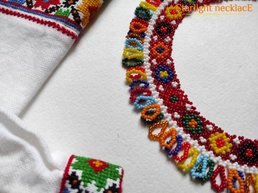Sylianka Boykivska Red From Beads Necklace