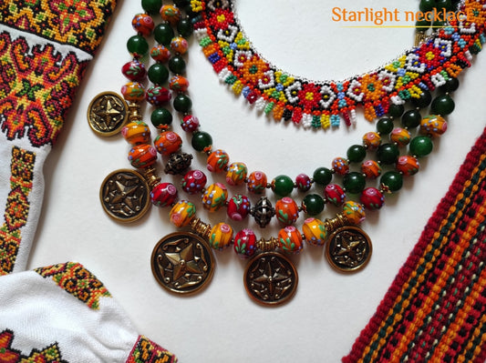 Necklace Zgarda From Kosmach From Glass Beads And Chalcedony ukrainian necklace ethnic necklace ethnic pendant ethnic beaded necklaces ethnic pendant necklace ukrainian beaded necklace ukrainian cross necklace ukrainian bead necklace traditional ukrainian necklace ukrainian symbol necklace ethnic necklaces for women ethnic pendant necklace ethnic style necklaces
